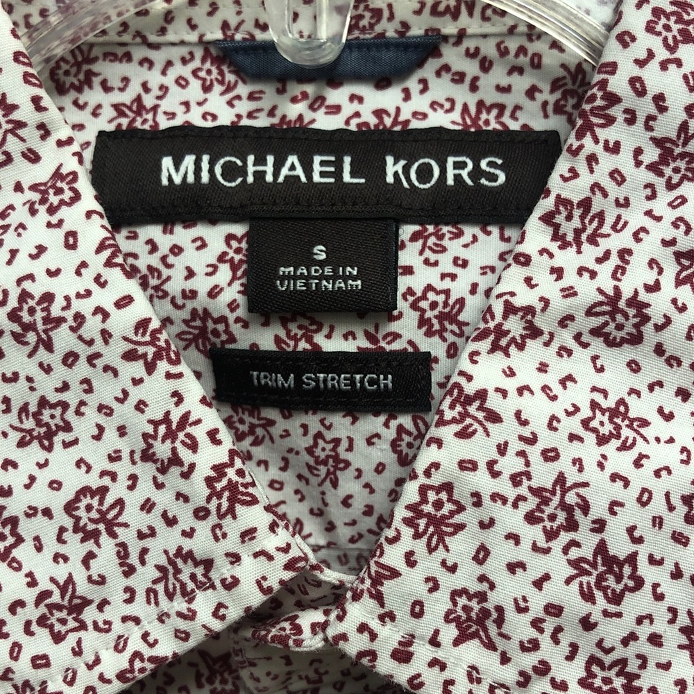 Michael Kors Pink Patterned Button Down Shirt - image 3